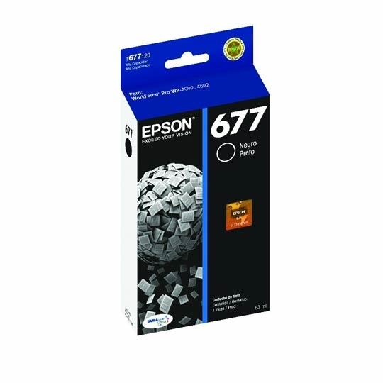 Cartucho Epson 677 Negro, 3400 Páginas