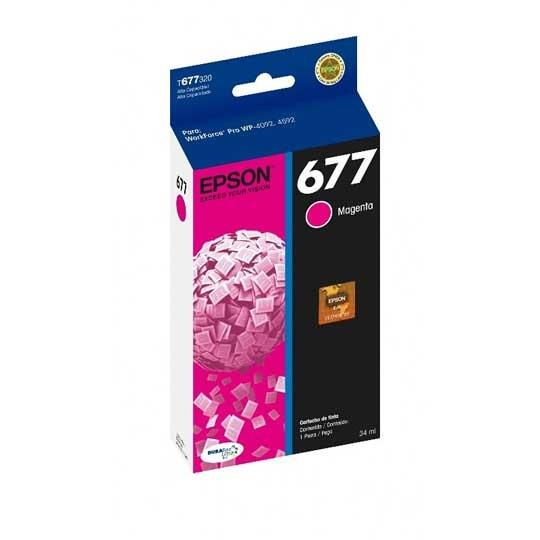 Cartucho Epson 677 Magenta, 3400 Páginas