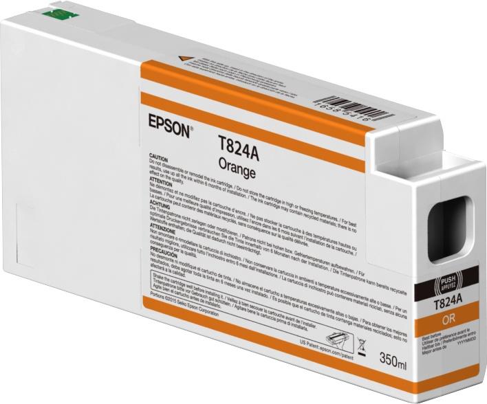 Cartucho Epson T824A Naranja 350ml