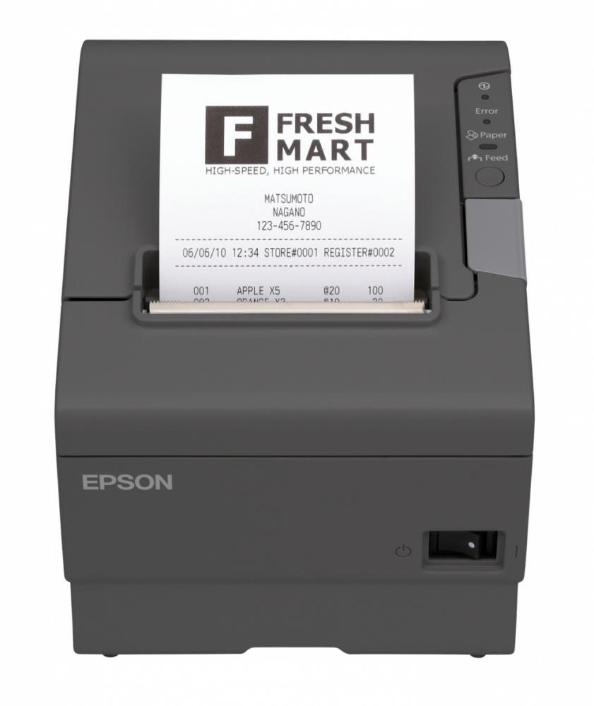 Epson TM-T88V, Impresora de Tickets, Térmico, Serial + USB, Negro - incluye Fuente de Poder, sin Cables