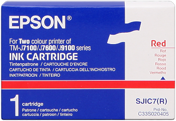 Cartucho Epson SJIC7(R) Rojo, 25.5ml