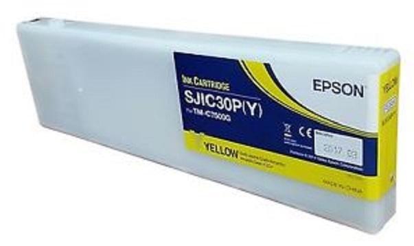 Cartucho Epson SJIC30P Amarillo, para ColorWorks C7500G