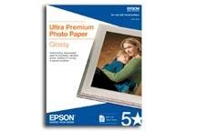 Epson Papel Fotográfico Glossy Ultra Premium, 8 x 10", 20 Hojas