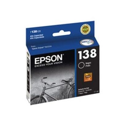 Cartucho Epson 138 Negro, 395 Páginas