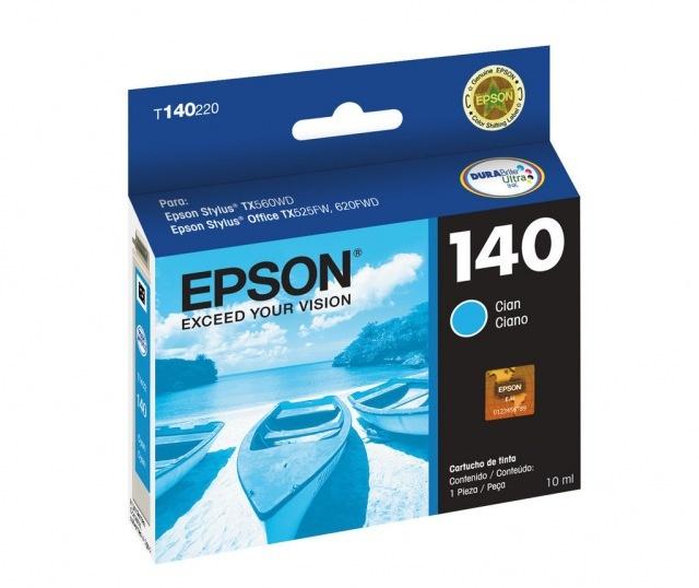 Cartucho Epson 140 Cyan, 755 Páginas