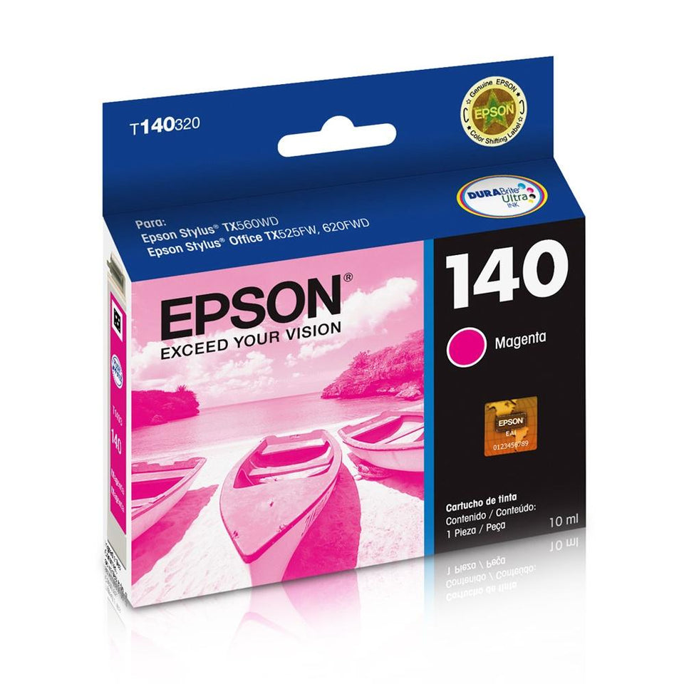 Cartucho Epson 140 Magenta, 755 Páginas