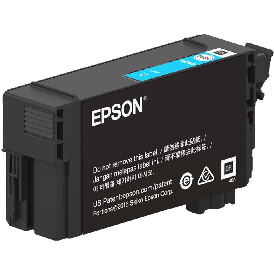 Cartucho Epson T40V Cyan, 26ml
