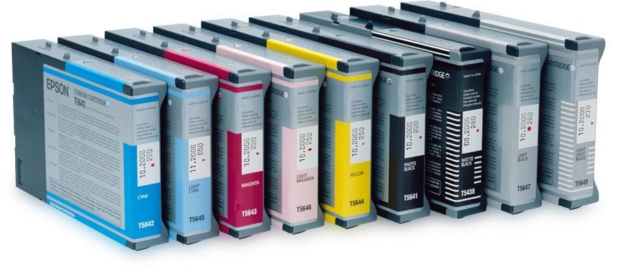 Cartucho Epson T543700 UltraChrome Negro Claro 110ml