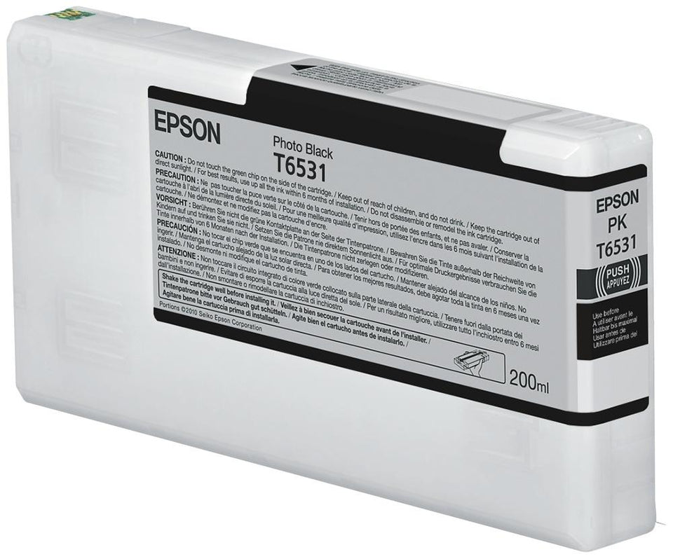 Cartucho Epson UltraChrome HDR Negro Fotográfico 200ml