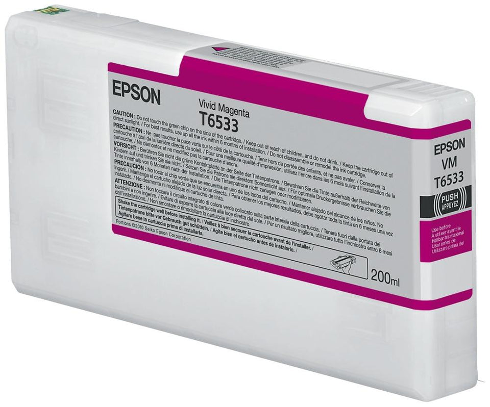 Cartucho Epson UltraChrome HDR Magenta Vivo 200ml