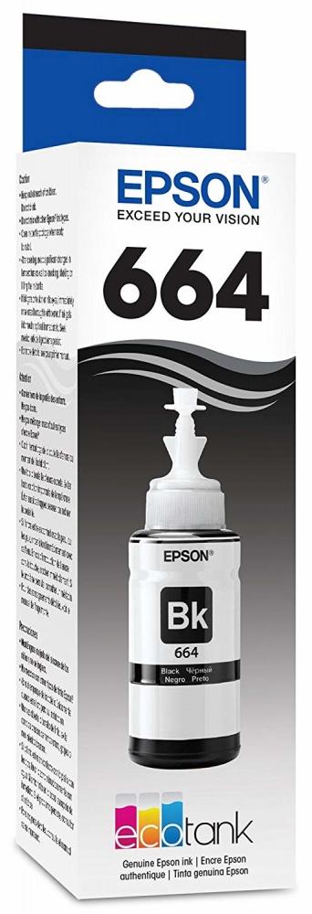 Tanque de Tinta (EcoTank) Epson 664 Negro 70ml
