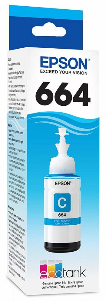 Tanque de Tinta (EcoTank) Epson 664 Cyan 70ml