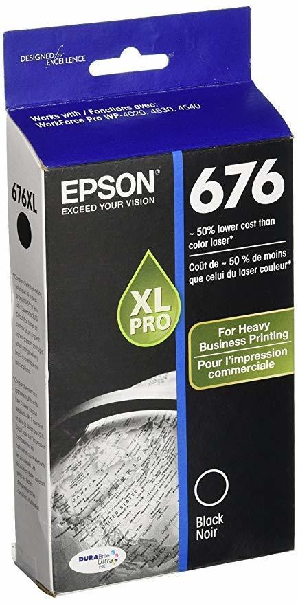 Cartucho Epson 676 XL Negro, 2400 Páginas