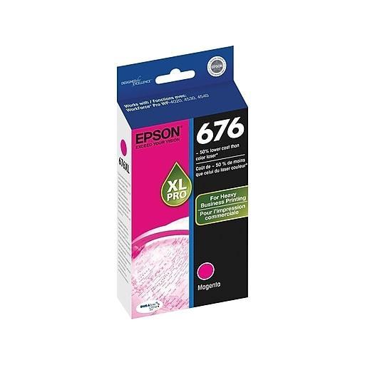 Cartucho Epson 676 XL Magenta, 1200 Páginas