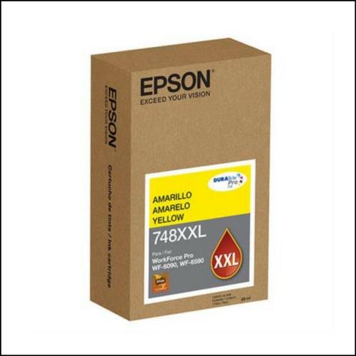 Cartucho Epson 748XXL Amarillo, 7000 Páginas