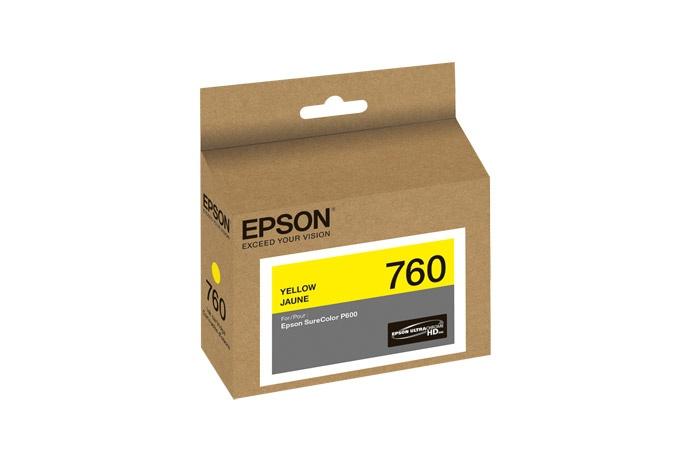 Cartucho Epson T760 Amarillo 25.9ml