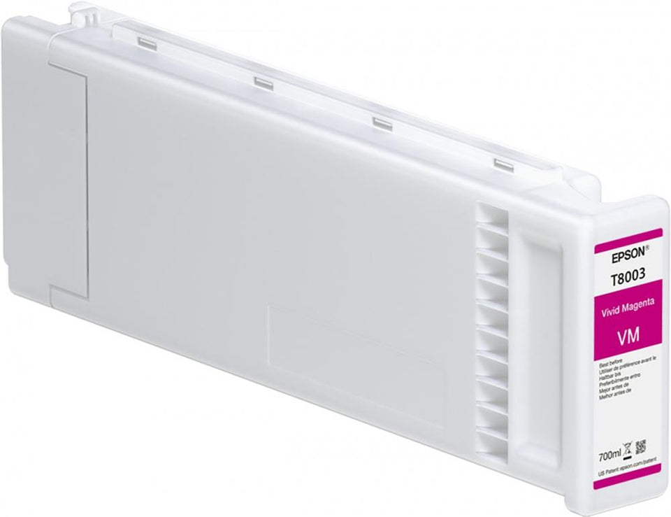 Cartucho Epson UltraChrome Pro T800300 Magenta Vivo, 700ml