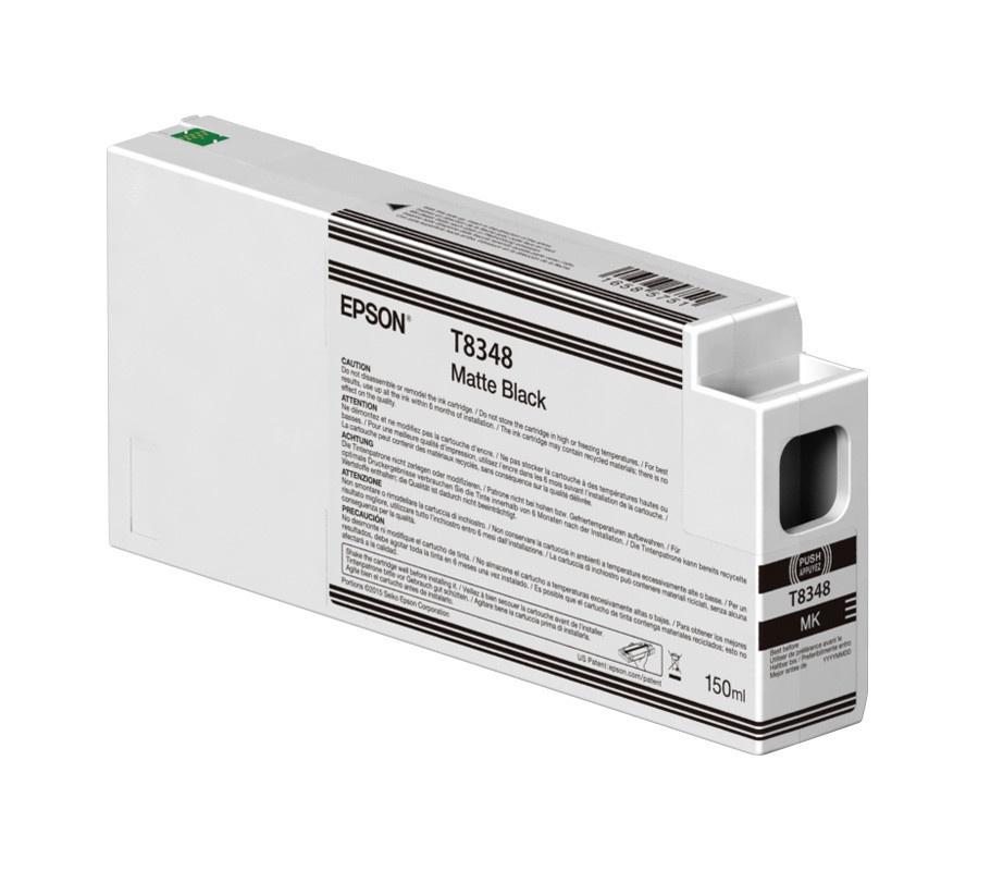 Cartucho Epson UltraChrome HDX T834800 Negro Mate 150ml