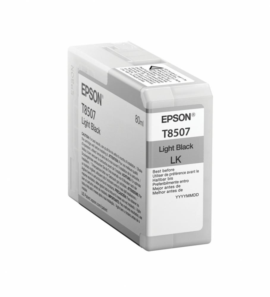 Cartucho Epson UltraChrome HD Negro Claro 80ml