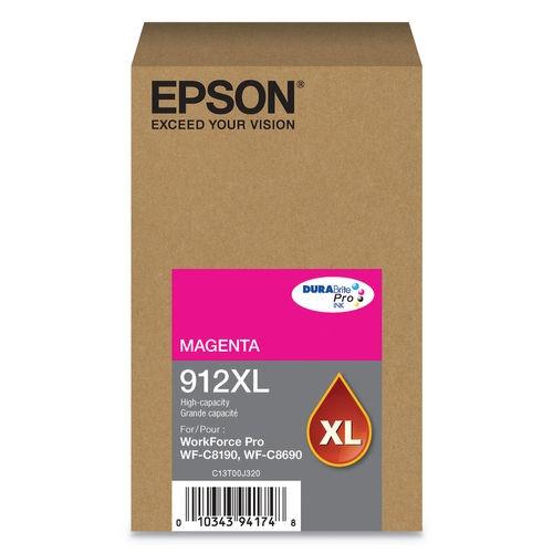 Cartucho Epson 912XL Alto Rendimiento Magenta, 4600 Páginas