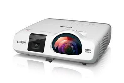 Proyector Interactivo Epson PowerLite Bright Link 536Wi 3LCD, WXGA 1280 x 800, 3400 Lúmenes, Tiro Corto, con Bocinas, Blanco