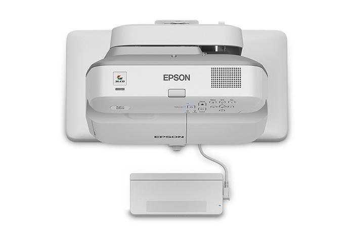 Proyector Epson BrightLink 695Wi 3LCD, WXGA 1280 x 800, 3500 Lúmenes, Tiro Corto, con Bocinas, Gris/Blanco
