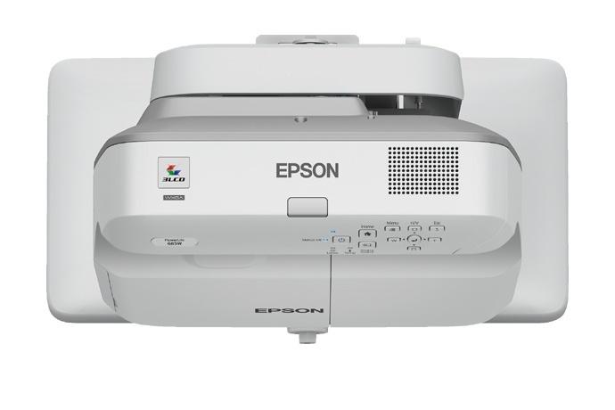 Proyector Interactivo Epson PowerLite Bright Link 685Wi+ 3LCD, WXGA 1280 x 800, 3500 Lúmenes, Tiro Corto, con Bocinas, Blanco