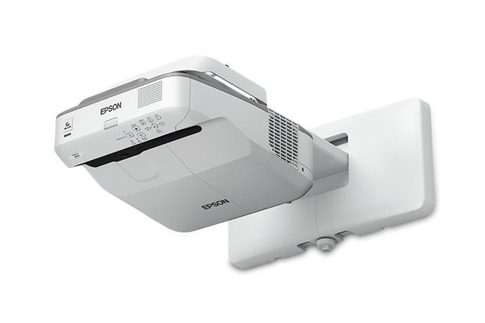 Proyector Interactivo Epson PowerLite 685W 3LCD, WXGA 1280 x 800, 3500 Lúmenes, Tiro Corto, con Bocinas, Gris/Blanco