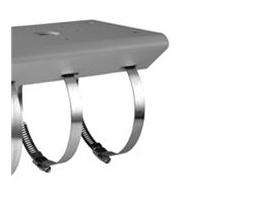 Hikvision Montaje de Poste para Cámaras, Blanco