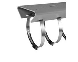 Hikvision Montaje de Poste para Cámaras, Blanco