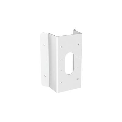 Hikvision Montaje de Esquina en Pared para Cámara, Acero Inoxidable, Blanco