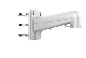 Hikvision Montaje de Poste para Cámaras Domo PTZ, Blanco