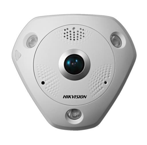 Hikvision Cámara IP Fisheye IR para Interiores/Exteriores DS-2CD6365G0E-IS, Alámbrico, 3072 x 2048 Pixeles, Día/Noche