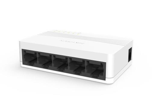 Switch Hikvision Fast Ethernet DS-3E0105D-E, 5 Puertos 10/100Mbps, 1Gbit/s, 1000 Entradas - No Administrable