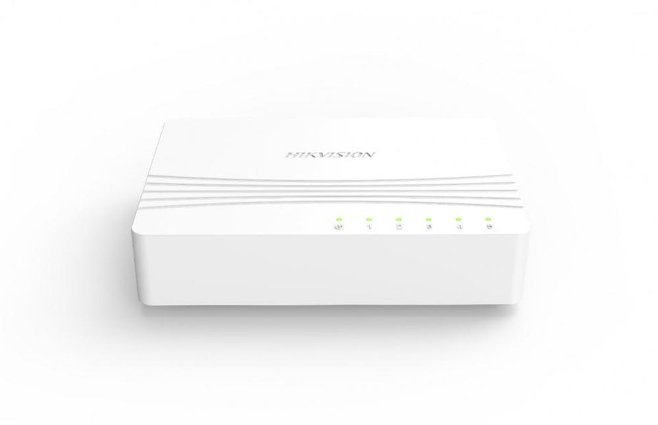 Switch Hikvision Gigabit Ethernet DS-3E0508D-E, 8 Puertos 10/100/1000Mbps, 16Gbit/s, 4000 Entradas - No Administrable