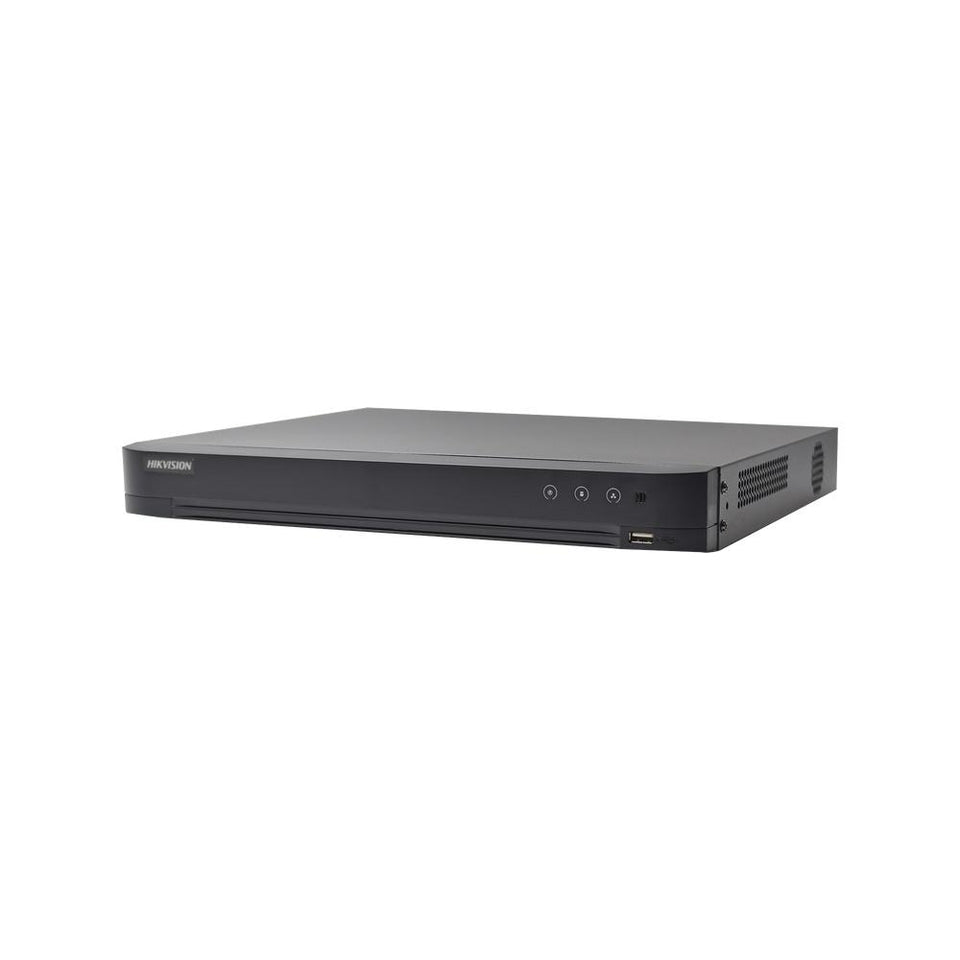 Hikvision DVR Turbo HD de 16 Canales + 8 Canales IP DS-7216HQHI-K1/A para 1 Disco Duro, máx. 10TB, 1x USB 2.0