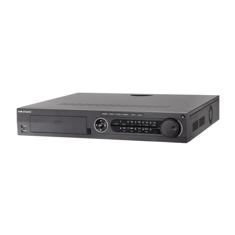 Hikvision DVR de 32 Canales Turbo HD DS-7332HUHI-K4 para 4 Discos Duros, max. 40TB, 2x Ethernet RJ-45