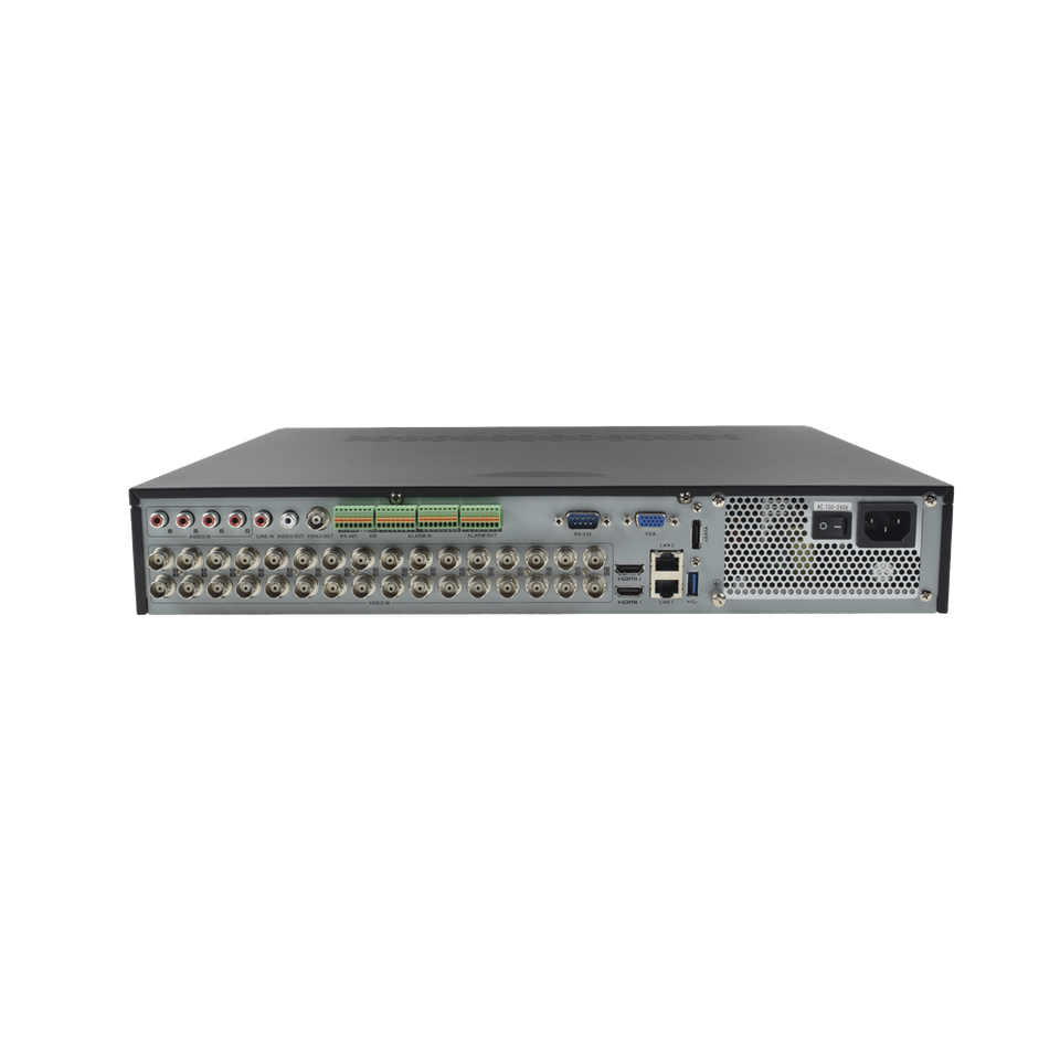 Hikvision DVR de 32 Canales Turbo HD DS-7332HUHI-K4 para 4 Discos Duros, max. 40TB, 2x Ethernet RJ-45