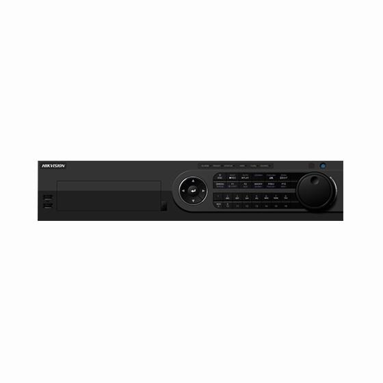 Hikvision DVR de 8 Canales DS-8108HQHI-K8 para 8 Discos Duros, máx. 1TB, 2x USB 2.0, 2x RJ-45