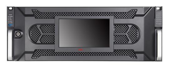 Hikvision NVR de 128 Canales DS-96128NI-I24 para 24 Discos Duros, 1x USB 2.0, 4x RJ-45, Negro