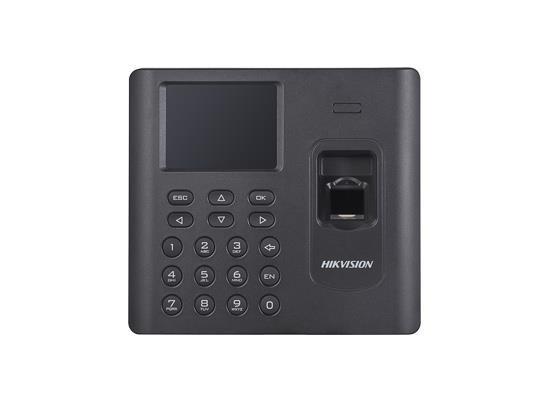 Hikvision Reloj Checador Electrónico DS-K1A802EF-B, Digital, Negro - no incluye Fuente de Poder