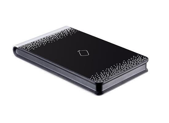 Hikvision Lector de Tarjeta Inteligente DS-K1F100-D8E, MIFARE/EM, Negro/Gris