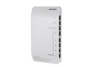 Hikvision Distribuidor Slim de Audio y Video DS-KAD606-N, 6 Puertos, para Videoportero