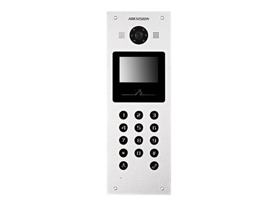 Hikvision Videoportero con Lector de Tarjetas DS-KD3002-VM, Monitor 3.5", Altavoz, Alámbrico, Negro/Blanco