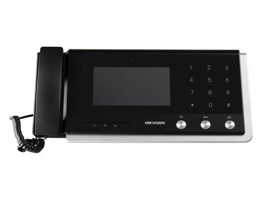 Hikvision Sistema de Intercomunicación DS-KM8301, Monitor 7'', Altavoz, Alámbrico, Negro/Blanco