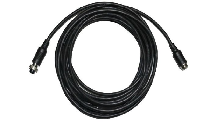 Hikvision Cable Extensor de Vídeo y Audio, Conector Tipo Aviación, 8 Metros, Negro