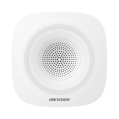 Hikvision Sirena para Interioes DS-PSG-WI, Inalámbrico, 110 dB, Blanco