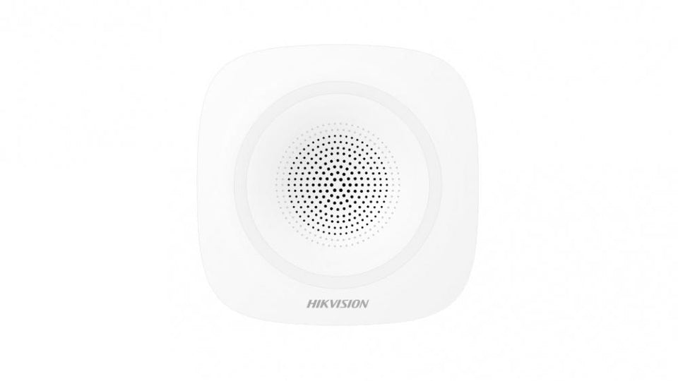 Hikvision Sirena para Interiores DS-PSG-WI-433, Inalámbrica, 110dB, Blanco