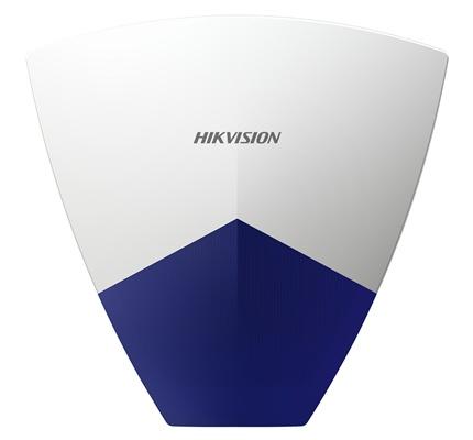 Hikvision Sirena para Exteriores DS-PSG-WO, Inalámbrica, 110dB, Azul/Blanco