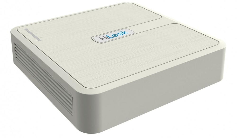 Hilook NVR de 4 Canales NVR-104-B/4P para 1 Disco Duro, max. 6TB, 2x USB 2.0, 1x RJ-45
